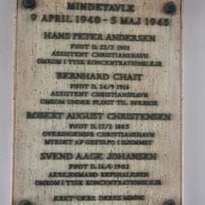 Mindeplade 9. april - 5. maj 1945
