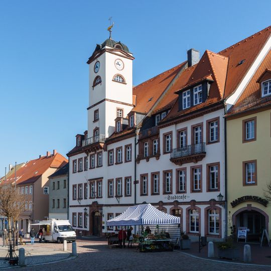 Rathaus , mit Hofflügel Markt 1