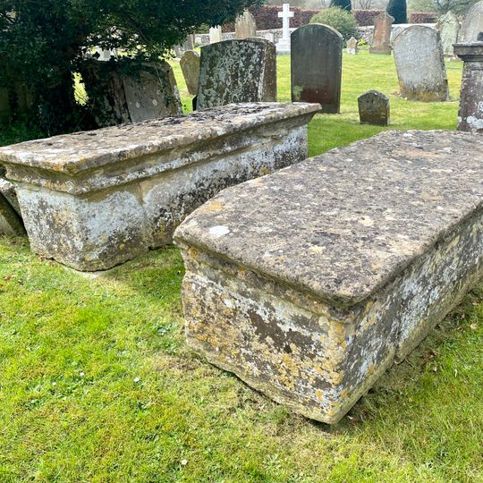 Chest Tomb To Deodalus Collis And 2 Low Chest Tombs Approximately 11 Metres North West Of Church Of Saint Kenelm