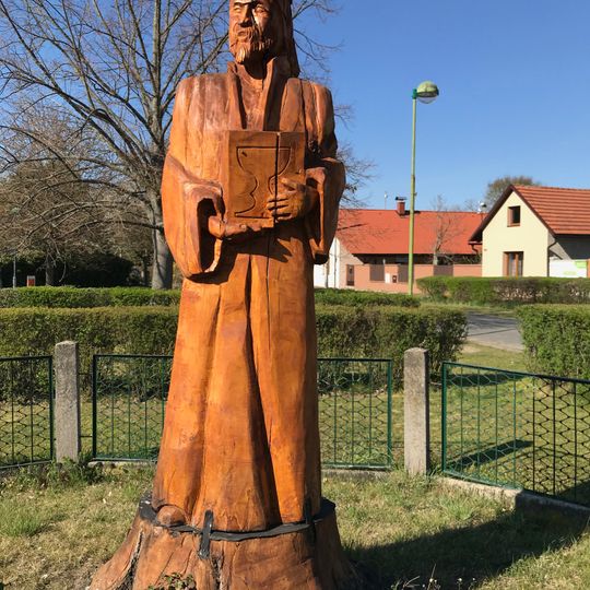 Socha Jana Husa v Pístech