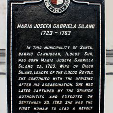 Maria Josefa Gabriela Silang historical marker