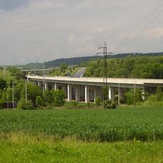 Bridge of highway D8 over the Bakovský potok