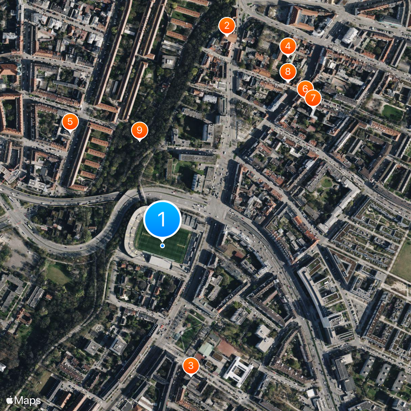 Grünwalder Stadion Carte