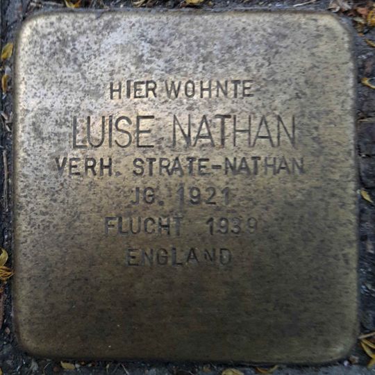 Stolperstein em memória de Luise Nathan