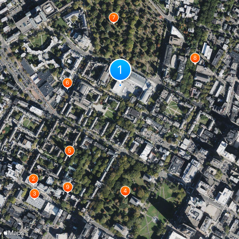 Beinecke Rare Book & Manuscript Library Mapa