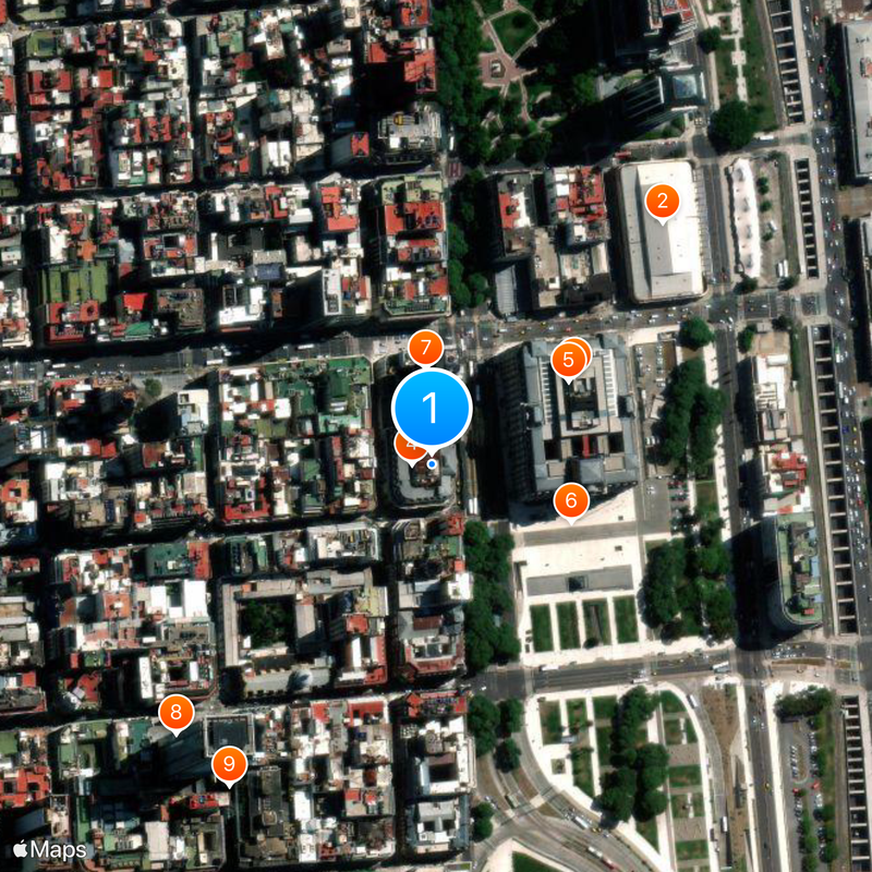 Buenos Aires Central Business District Map