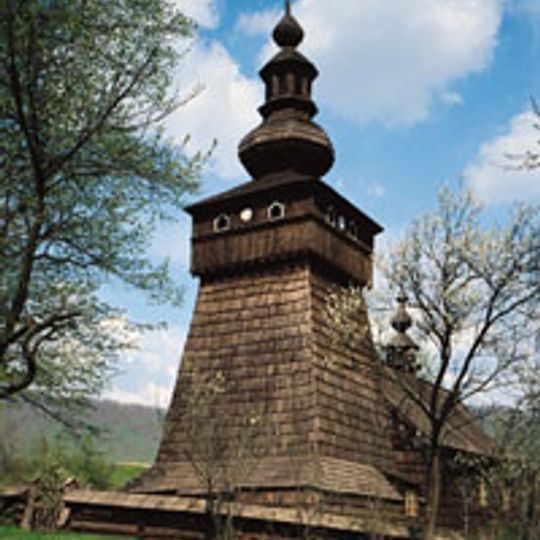 Chrám sv. Michala, kostol drevený