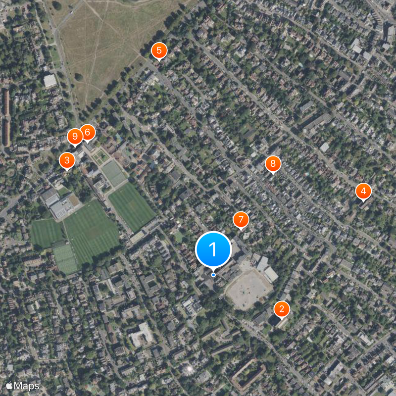 Wimbledon College Mappa