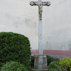 Wayside cross at the church