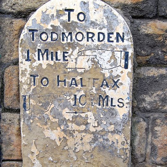 Milestone By Rose And Crown Public House At Ngr Sd 951245
