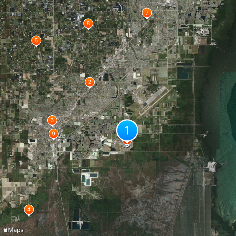 Homestead-Miami Speedway Map