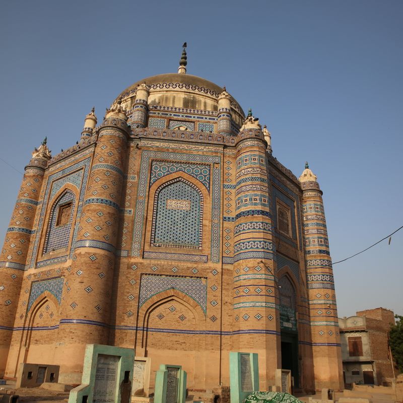 Tomb of Shah Ali Akbar - Islamic tomb in Suraj Miani, Multan, Pakistan