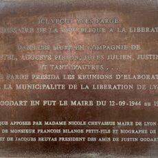 Plaque commémorative