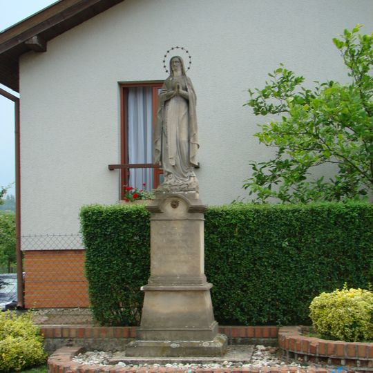 Sloup se sochou Panny Marie