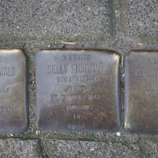 Stolperstein à la mémoire de Selly Eichwald