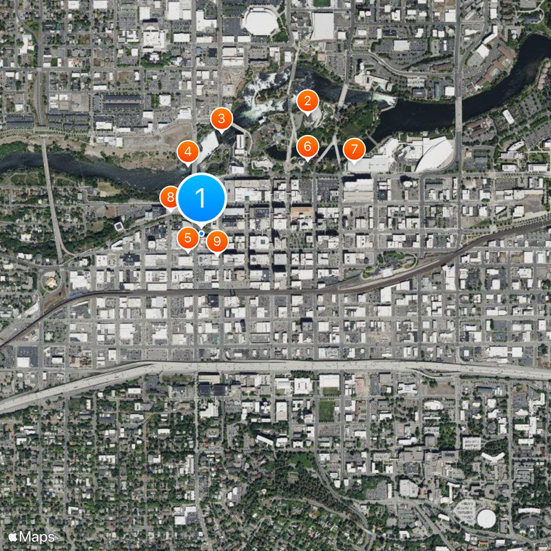 The Spokesman-Review Map