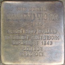 Stolperstein dedicated to Manfred Victor