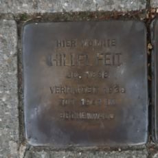 Stolperstein en memoria de Hillel Feit