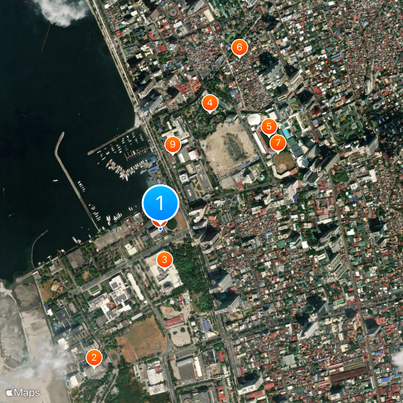 Cultural Center of the Philippines Complex Map