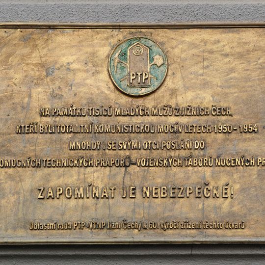 Commemorative plaque of PTP soldiers