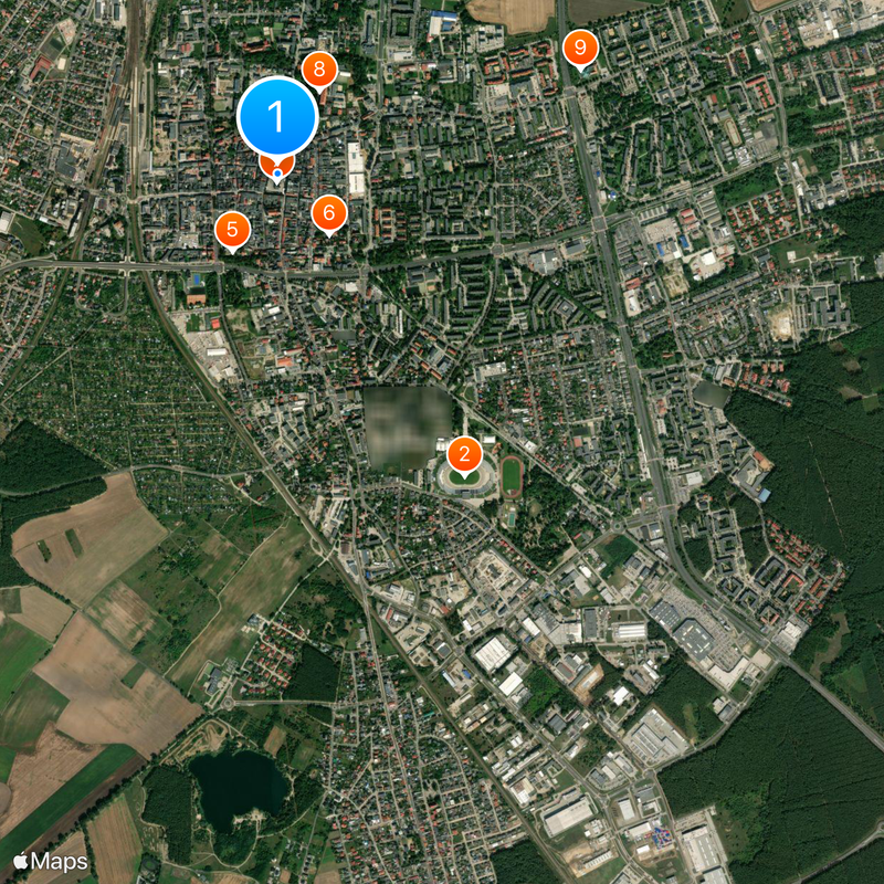 Leszno Mapa
