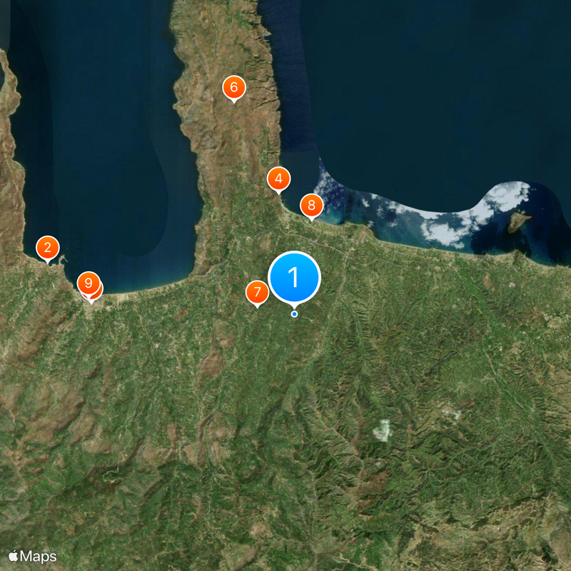 Olive tree of Vouves Map