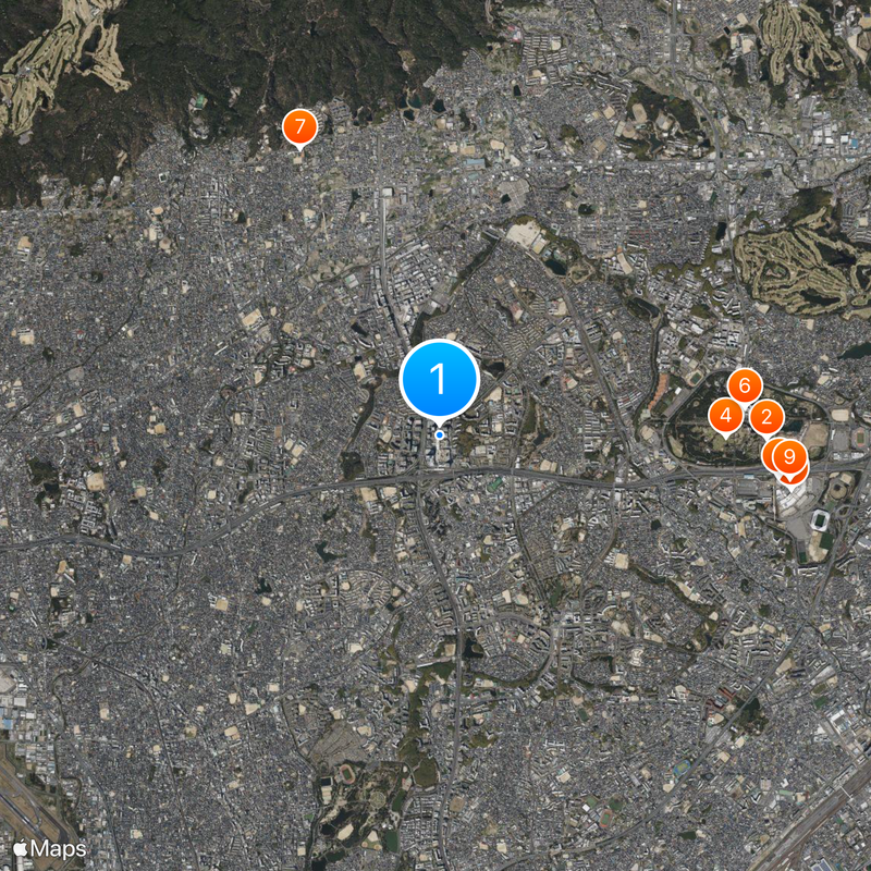 Senri-chuo Station Map