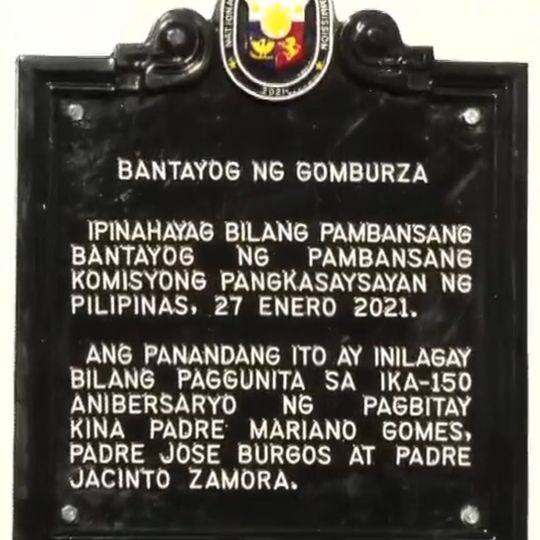 Monument of Gomburza historical marker