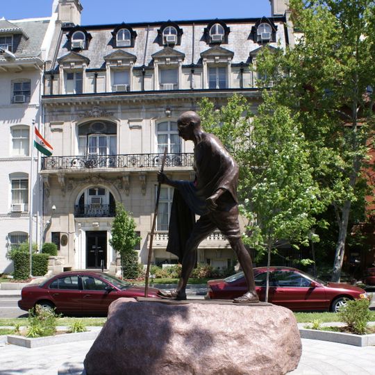 Monumento conmemorativo a Mahatma Gandhi