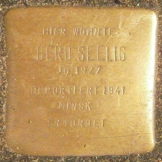 Stolperstein en memoria de Gerd Seelig