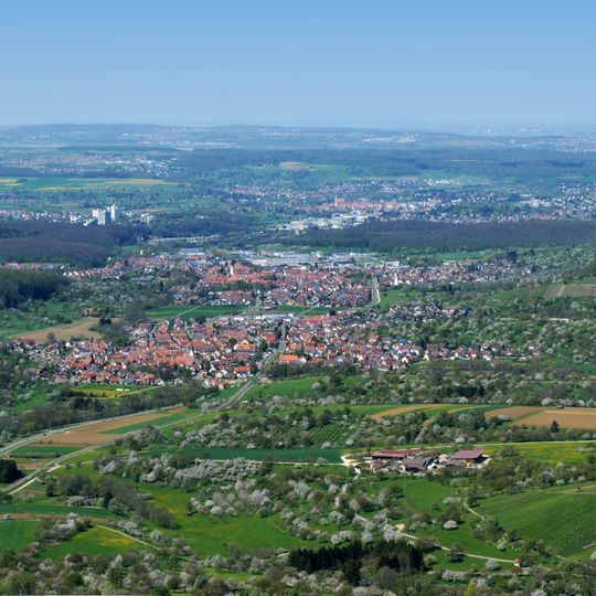Gebiete um Frickenhausen, Linsenhofen und Tischardt