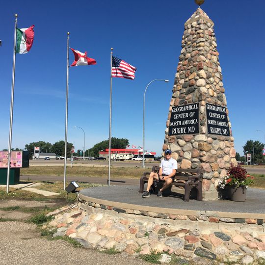 Geographical Center of North America Monument