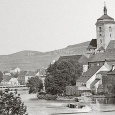 Chain bridge in Strakonice