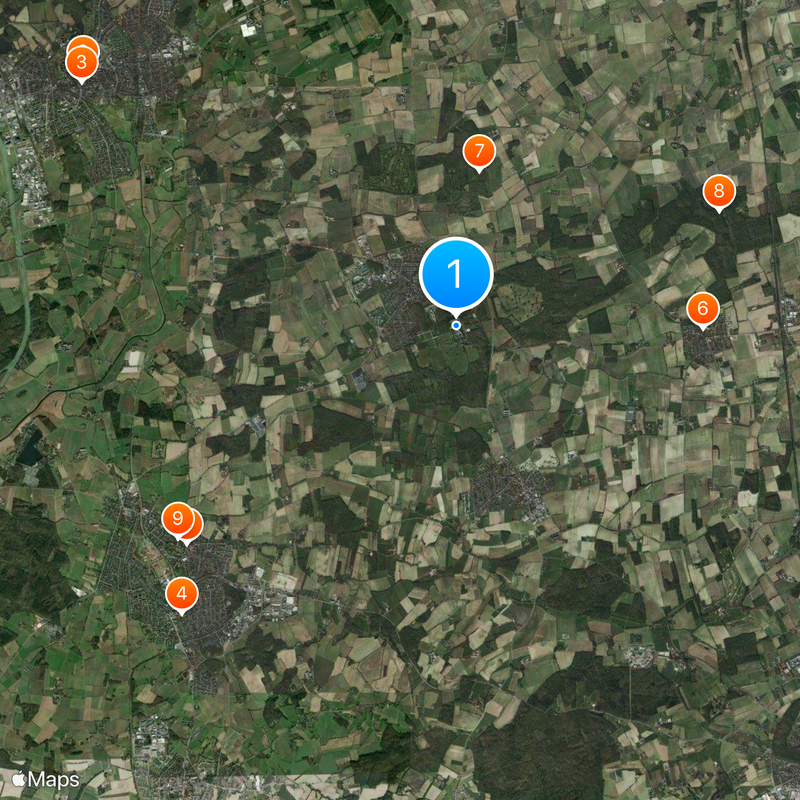 Schloss Nordkirchen Map