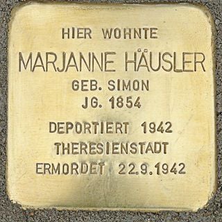 Stolperstein dedicated to Marjanne Häusler