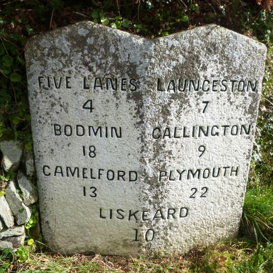 Milestone To North East Of High Park Lodge