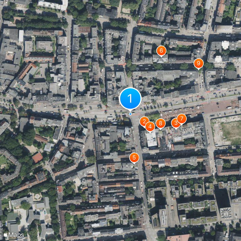 Reeperbahn Map