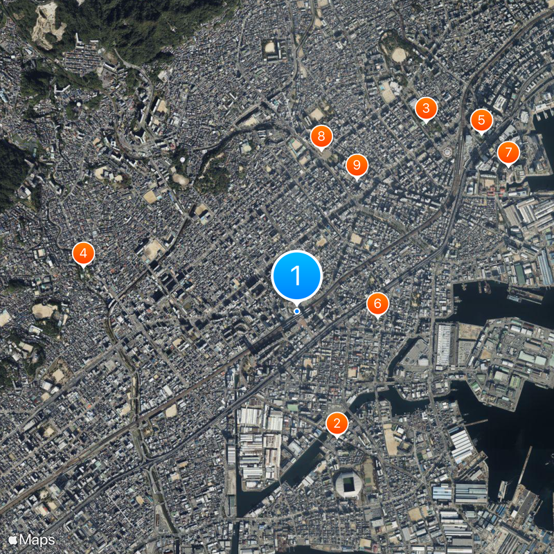 Hyōgo Station Map