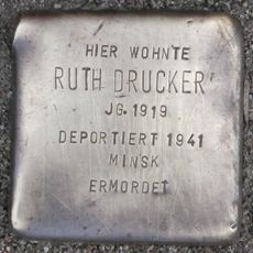 Stolperstein dedicated to Ruth Drucker