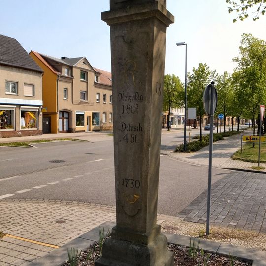 Kursächsische Postmeilensäule Wolfen