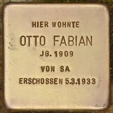 Stolperstein für Otto Fabian