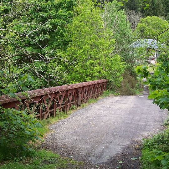 Kilmun, Eachaig Bridge Including Stone Parapets