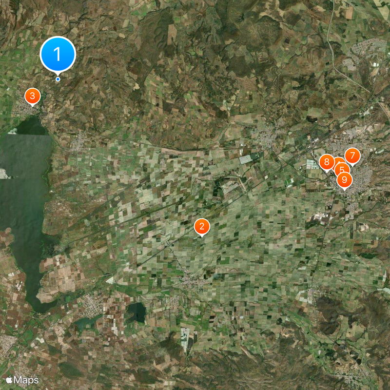 Guachimontones Carte