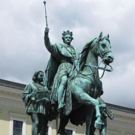 Reiterstandbild Ludwig I. .