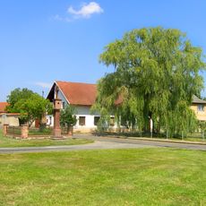 Belfry and wayside cross