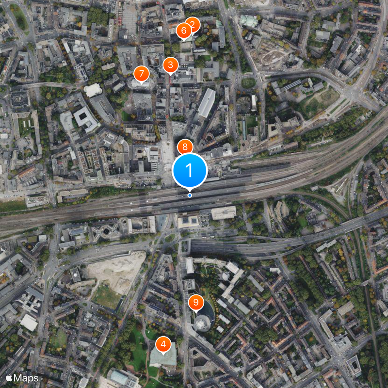 Essen Central Station Map