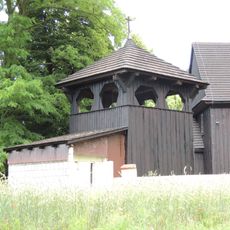 Bell tower of saint Stephen church in Koźle