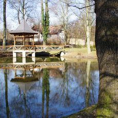 Vodní altánek v lázeňském parku v Klášterci nad Ohří