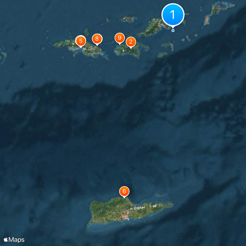 Îles Vierges britanniques Carte