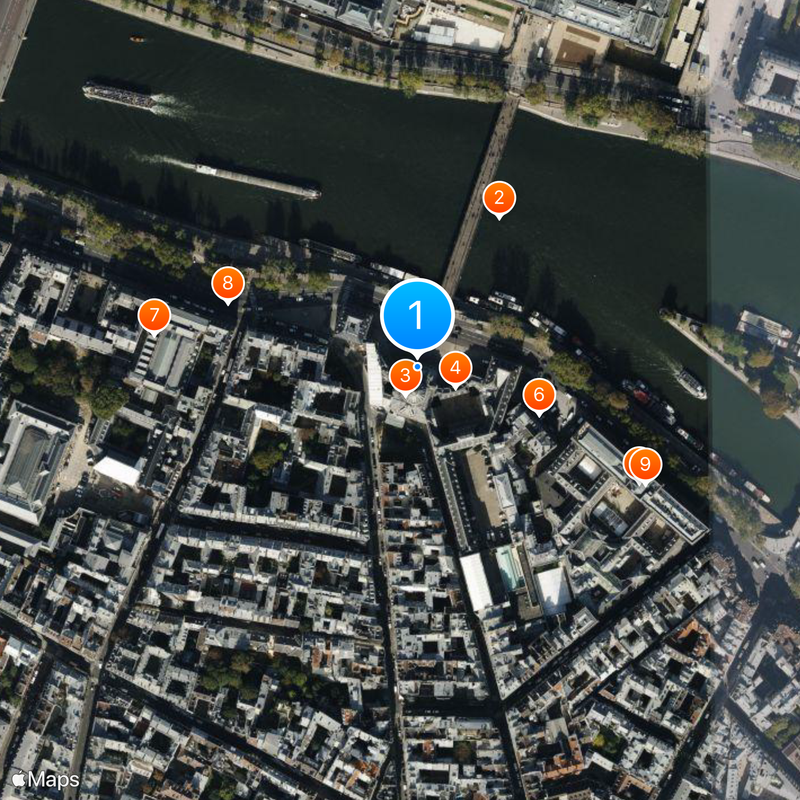 French Academy of Sciences Map